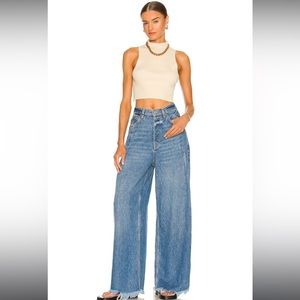 BNWT Free People - We The Free Old West Slouchy Jean in Canyon Blue size 26